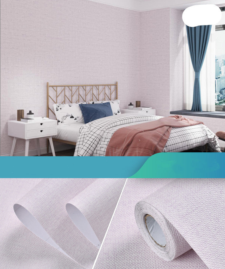 Wallpaper Pure Pigment Color College Dormitory Bedroom
